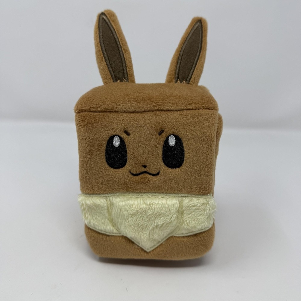 Pokemon Prismatic Evolutions Eevee Plush Deck Box TCG